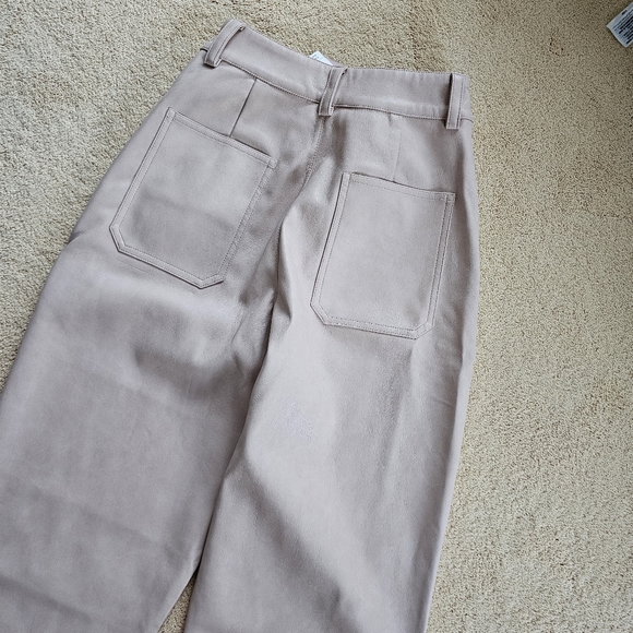 ANTHROPOLOGIE AVEC LES FILLES Vegan Faux Leather Soft Utility Pants - Picture 6 of 10